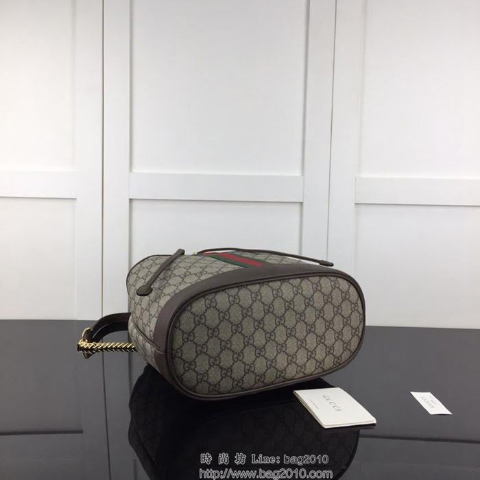GUCCI古馳 新款 專櫃品質 原單 553961 啡Pvc啡皮 時尚 女款肩背包HY1429